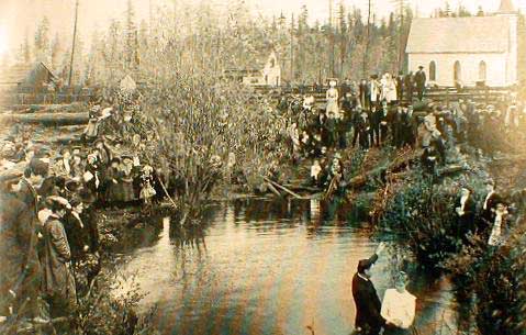 Baptism at Battle Ground