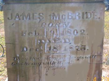 James McBride Marker