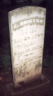 Marker for Elijah Bristow