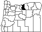 Gilliam Co. map